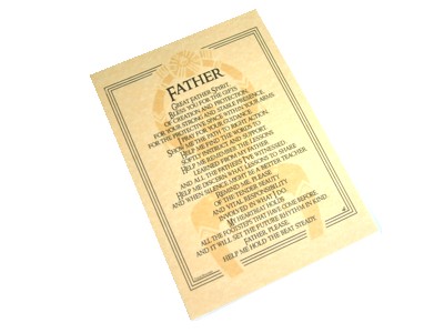 Father Spirit Prayer Poster